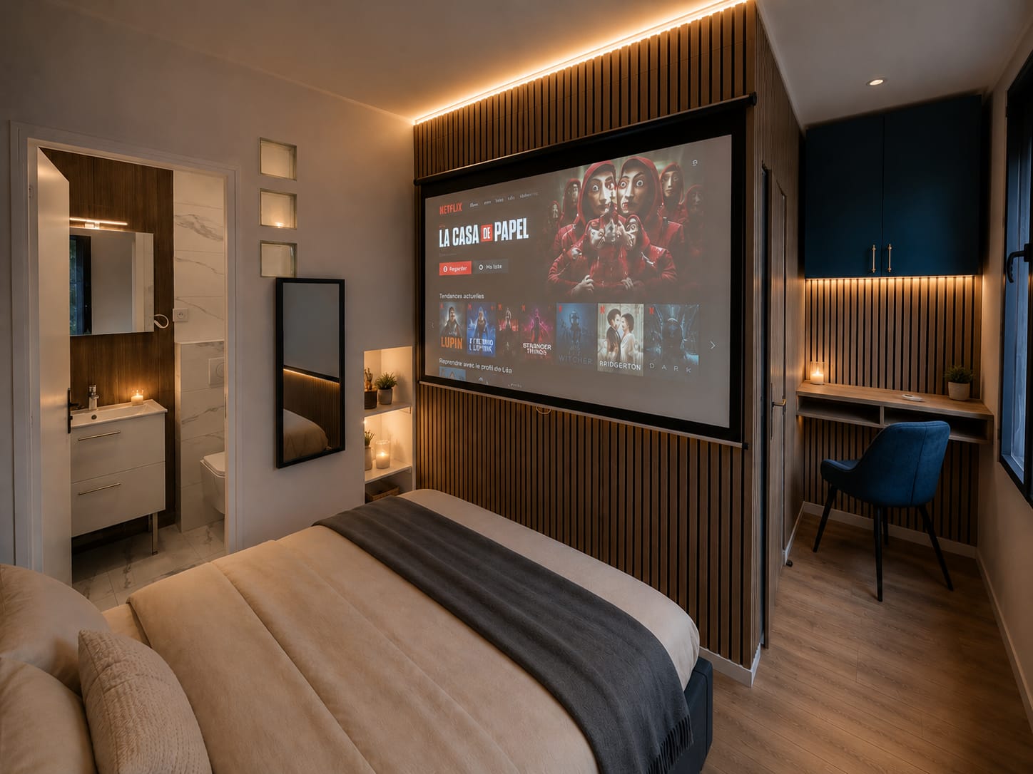 Chambre Bleu Nuit